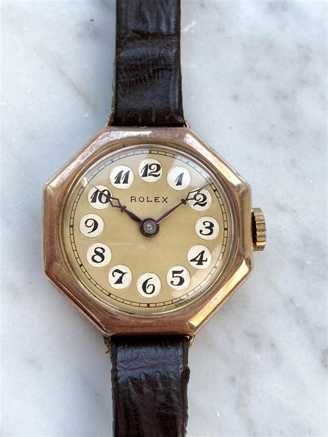 vintage rolex art deco watch